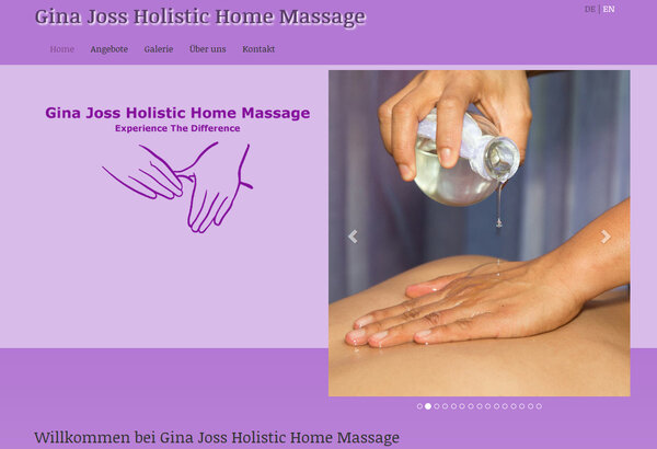 Gina Holistic Home Massage